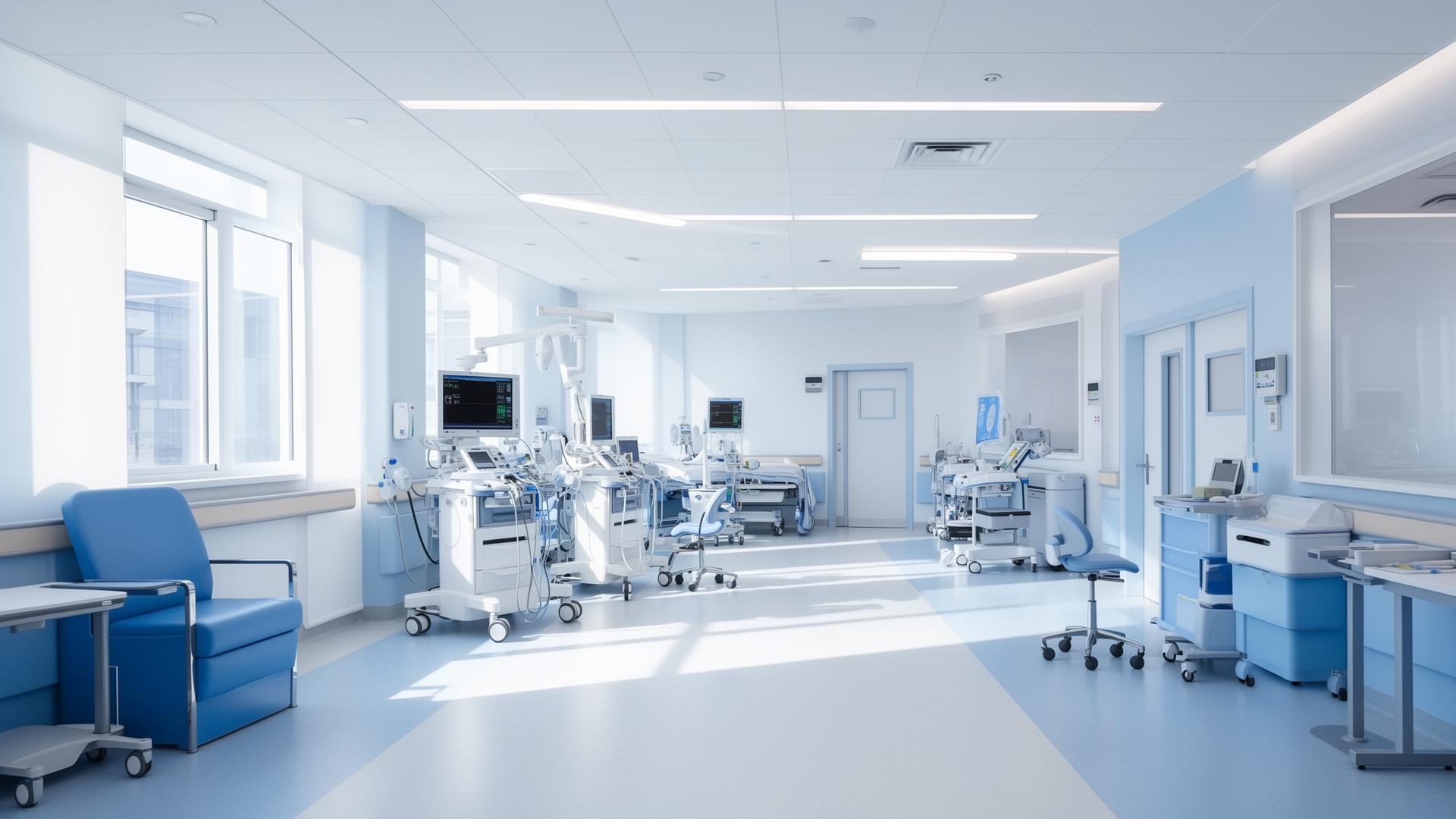 Modern hospital interior